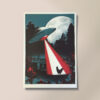 First Contact - UFO Screen Print