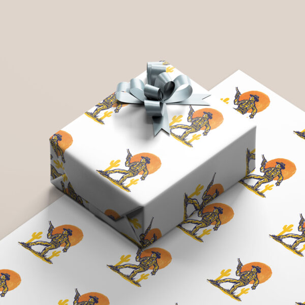 Cowboy Gift Wrap